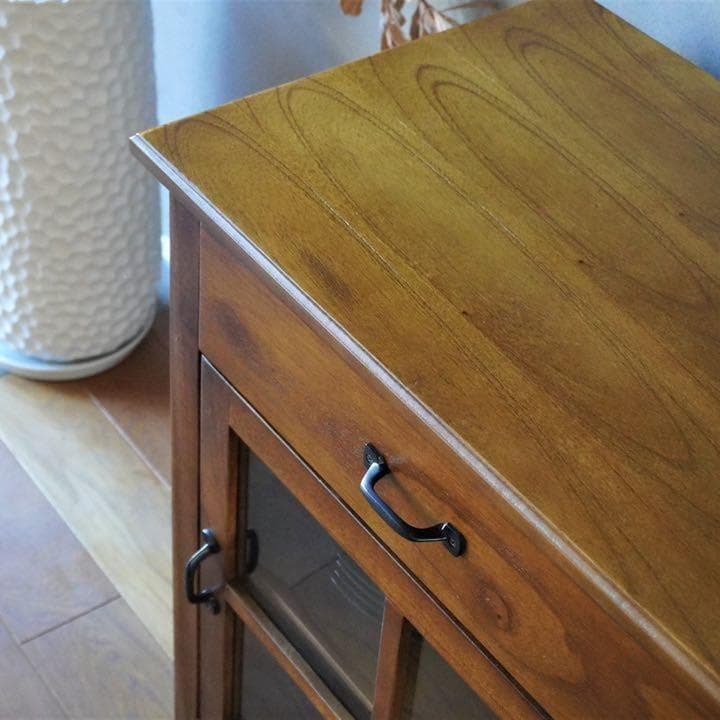 クラシック サイドボード キャビネット 木製 食器棚 飾り棚 収納棚 無垢材