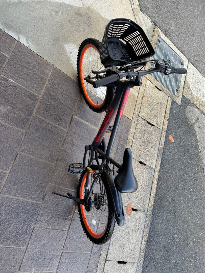 X-Fusion キッズバイク 22インチ グレー/オレンジ