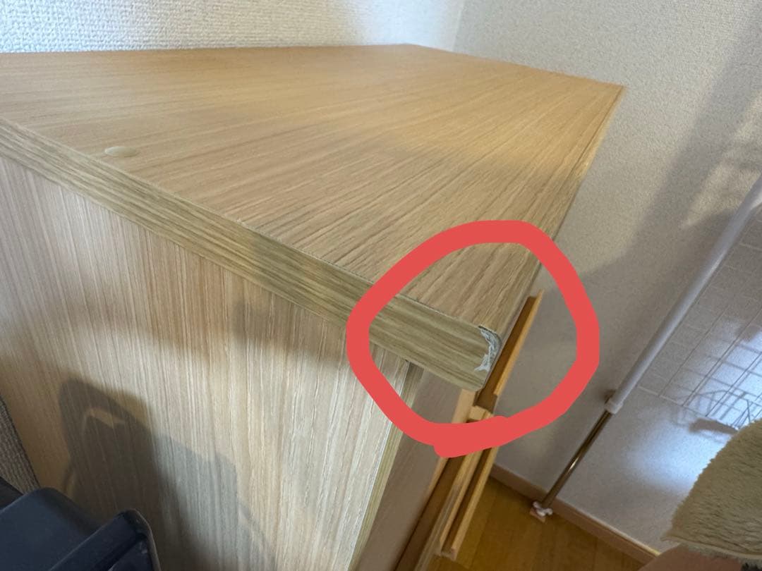 ニトリ　ディスプレイラック　フラップ扉付き　2列3段