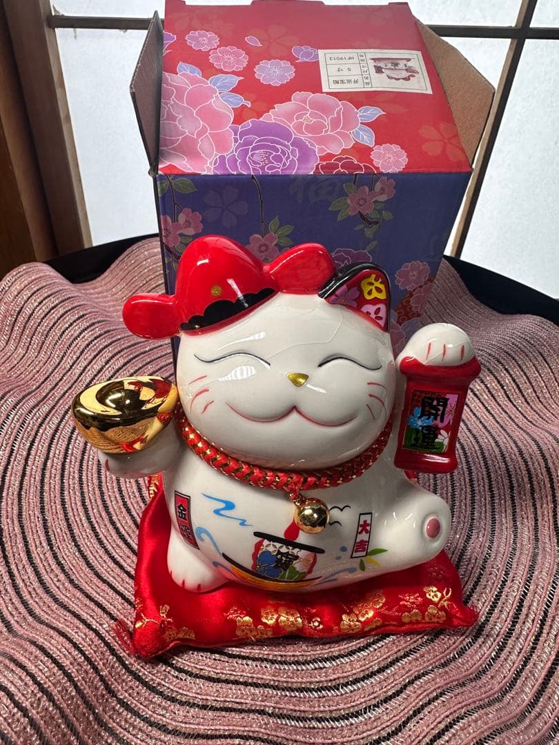 招き猫 陶器製 多種類セット