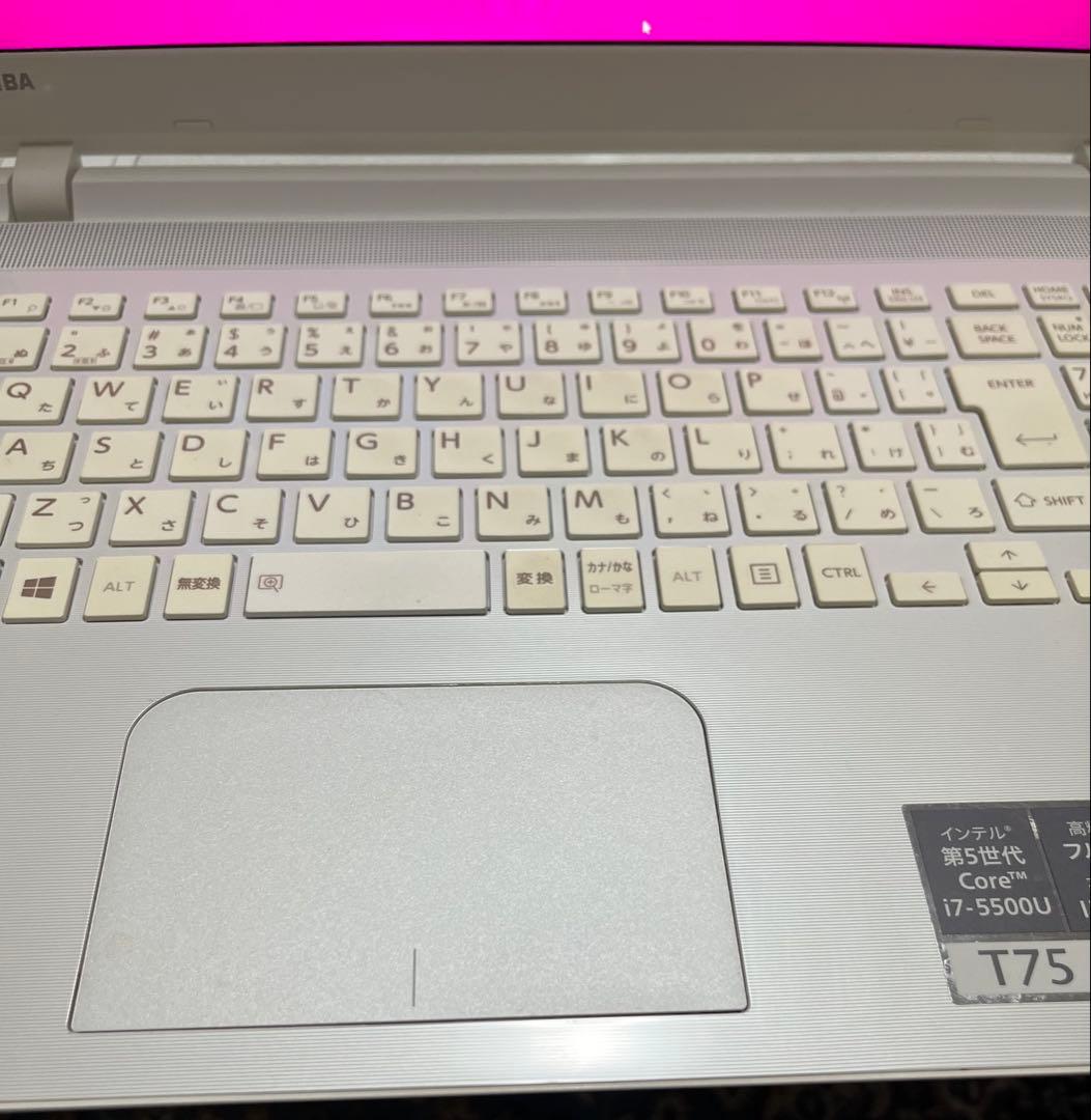 【東芝DynabookノートPC】 i7-5500U 8GB 1TB HDD