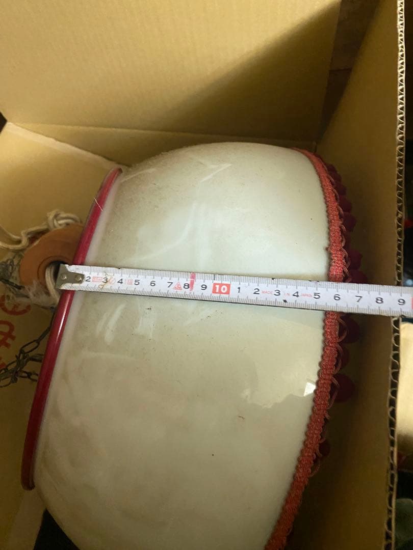 昭和レトロポップ　白　ホワイト　電気傘　ペンダントライト　天井照明