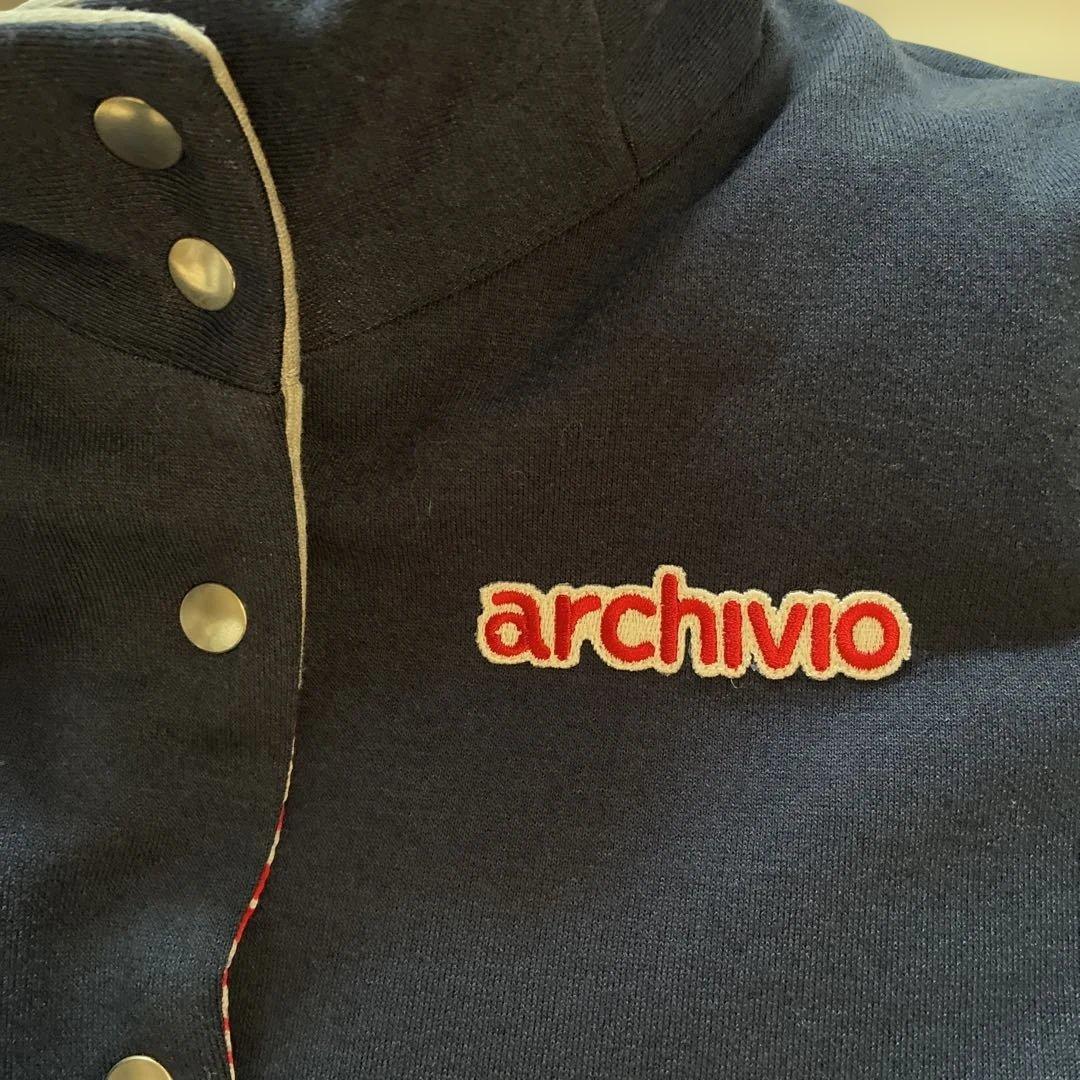 archivio ダウンベスト　紺赤