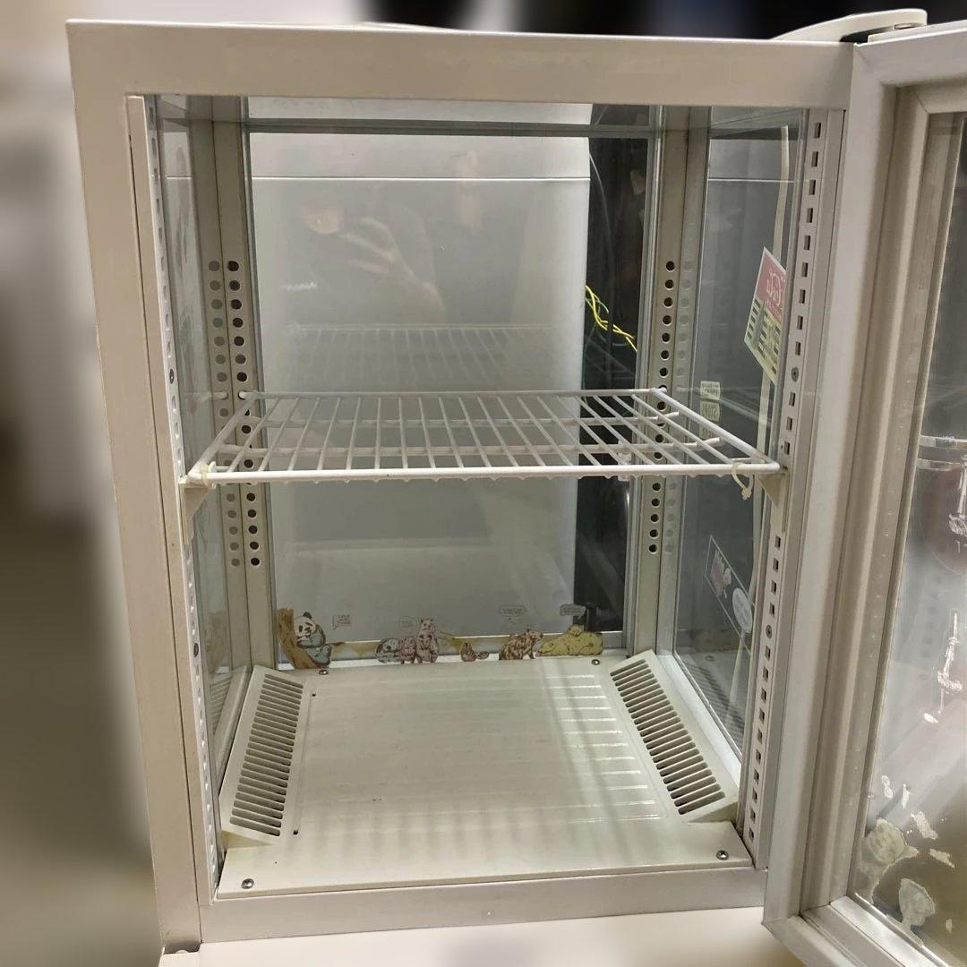 近隣地域限定送料無料❗️ジェーシーエム　冷蔵ショーケース 58L