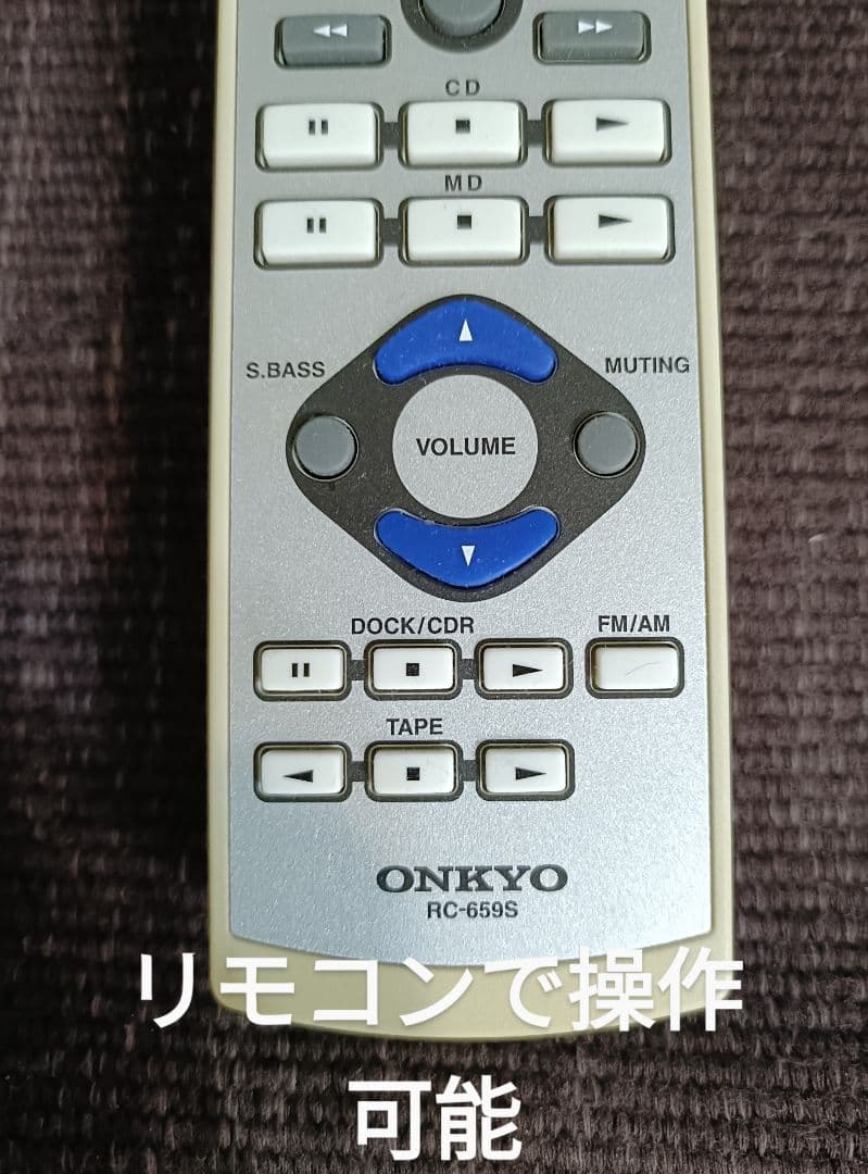 ONKYO K-SX7 カセットデッキ 整備済　完動品 各ケーブル テープ付
