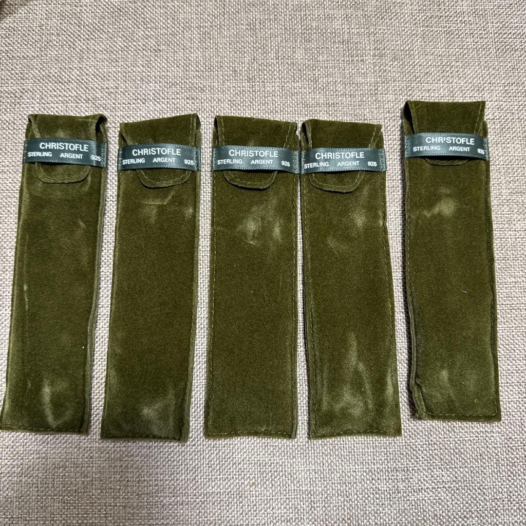 【最終価格】クリストフル スターリングシルバー スプーン 5本セット