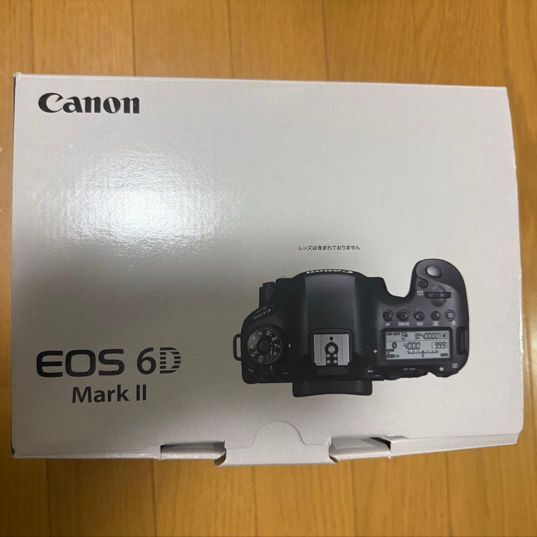 Canon EOS 6Dmark2 フルサイズカメラボディ 箱付きフルセット
