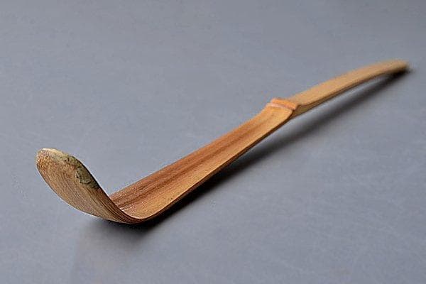 u324 茶道具　立花大亀花押茶杓『銘　常磐』