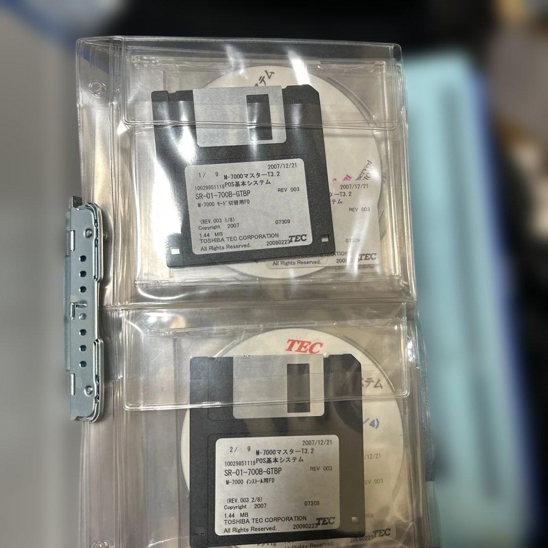 東芝TEC Prime Store V3 M-8750インストール説明書ディスク