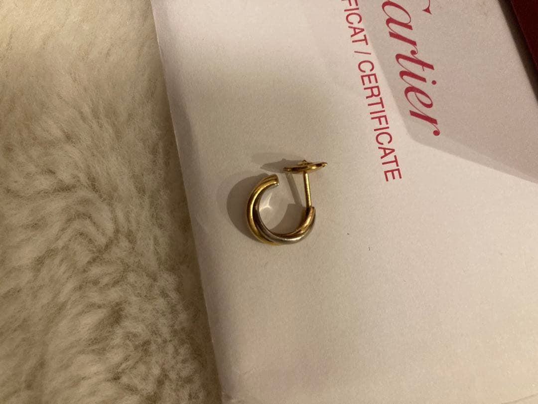 Cartier トリニティ ピアス(片耳のみ）
