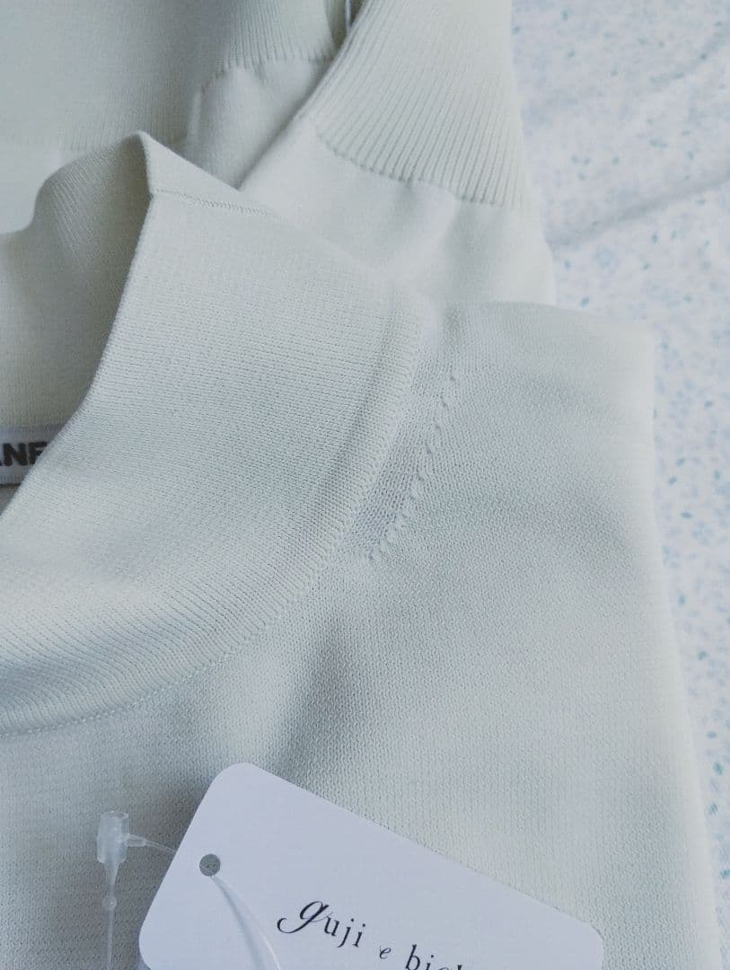 【SLOANE】guji golf 別注 ウオッシャブル モックネックニット