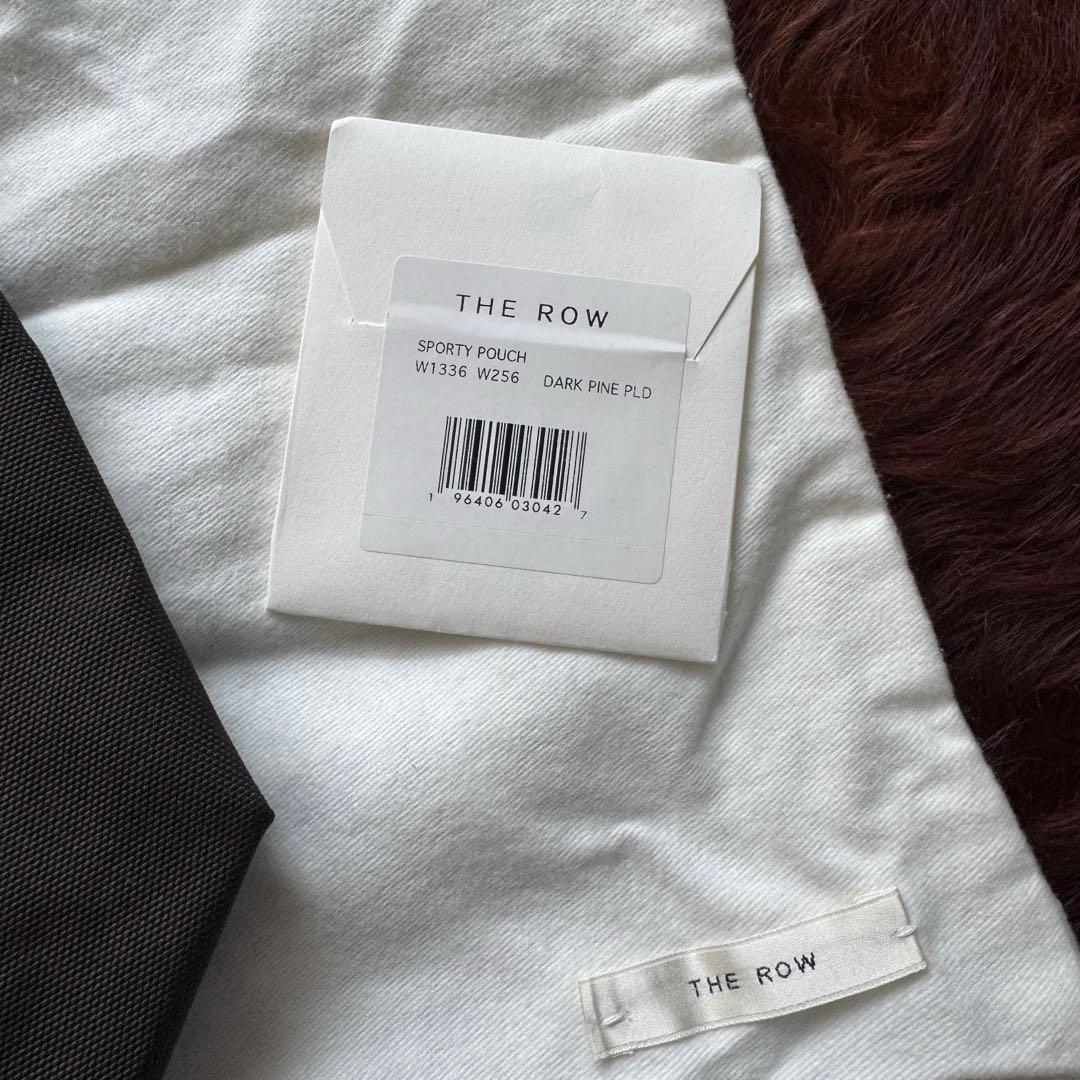 【美品】THE ROW THE ROW sporty ポーチ ダークブラウン