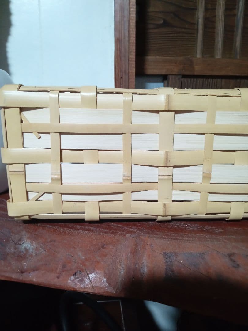 竹製バスケット 中型