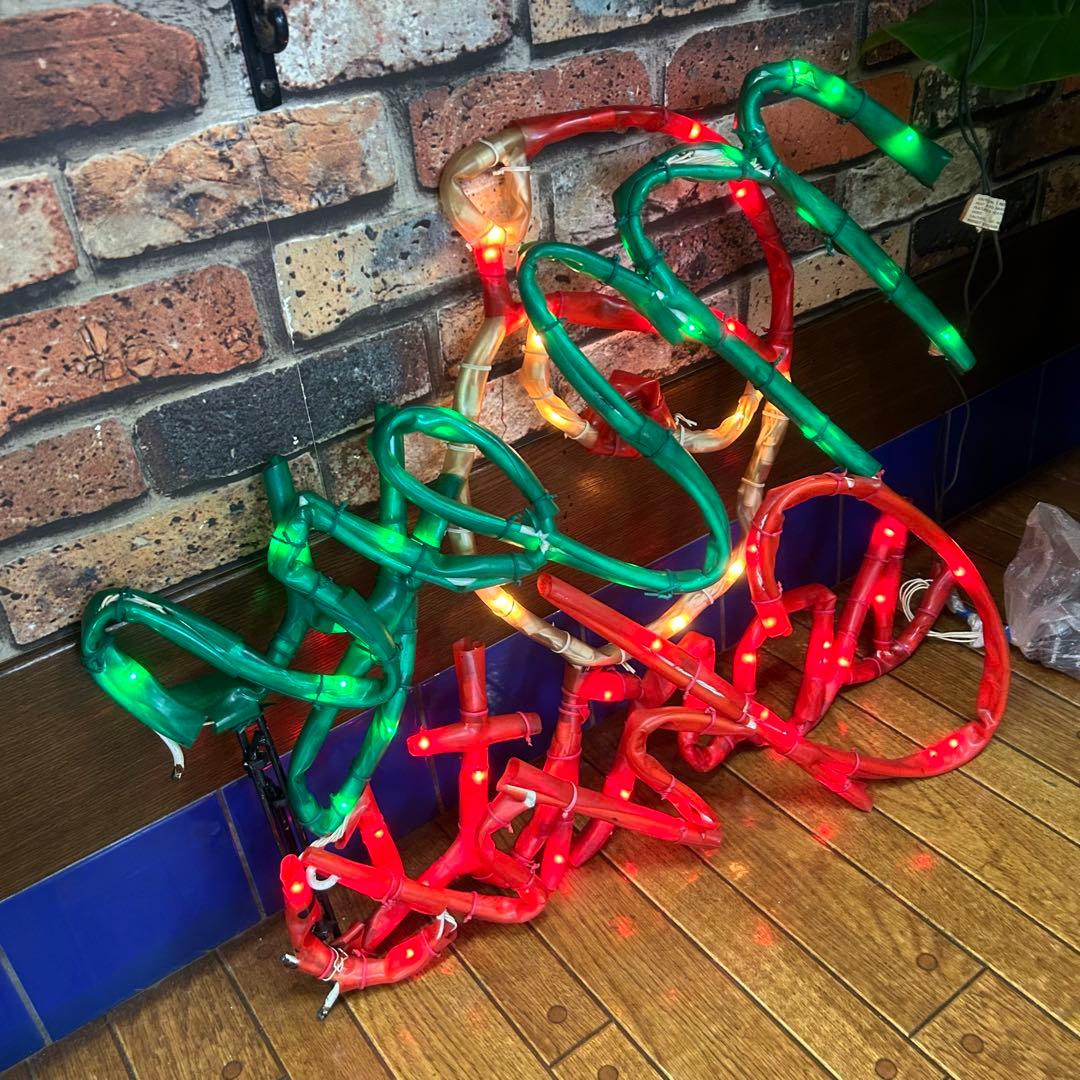 レア　ヴィンテージ　クリスマス　イルミネーション