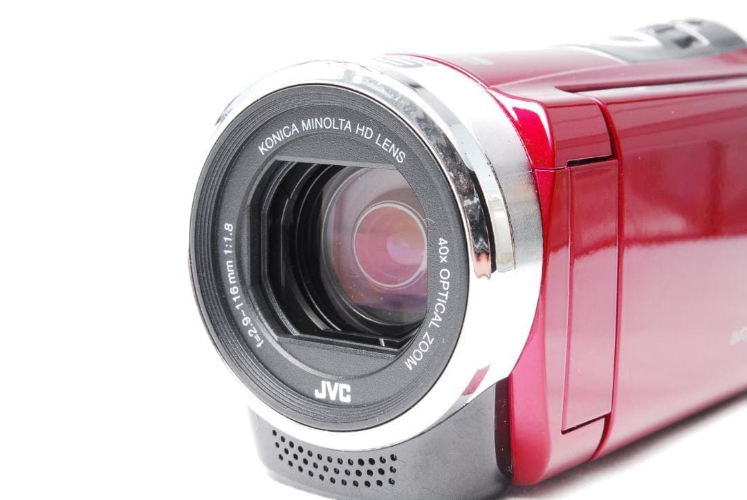 JVC ケンウッド GZ-E235-R ビデオカメラ フルHD 赤