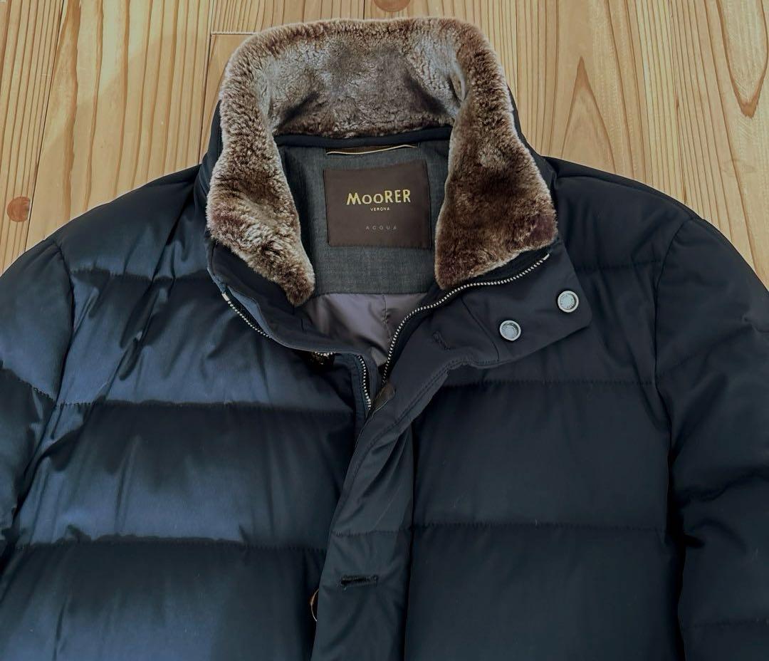 美品　MOORER NETTUNO-KN1 ダウンジャケット サイズ50