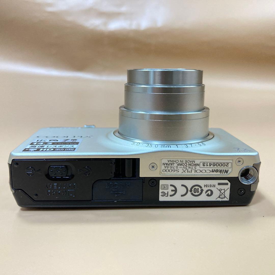 ◆スマホ転送OK◆Nikon COOLPIX S6000 デジカメ SDカード付