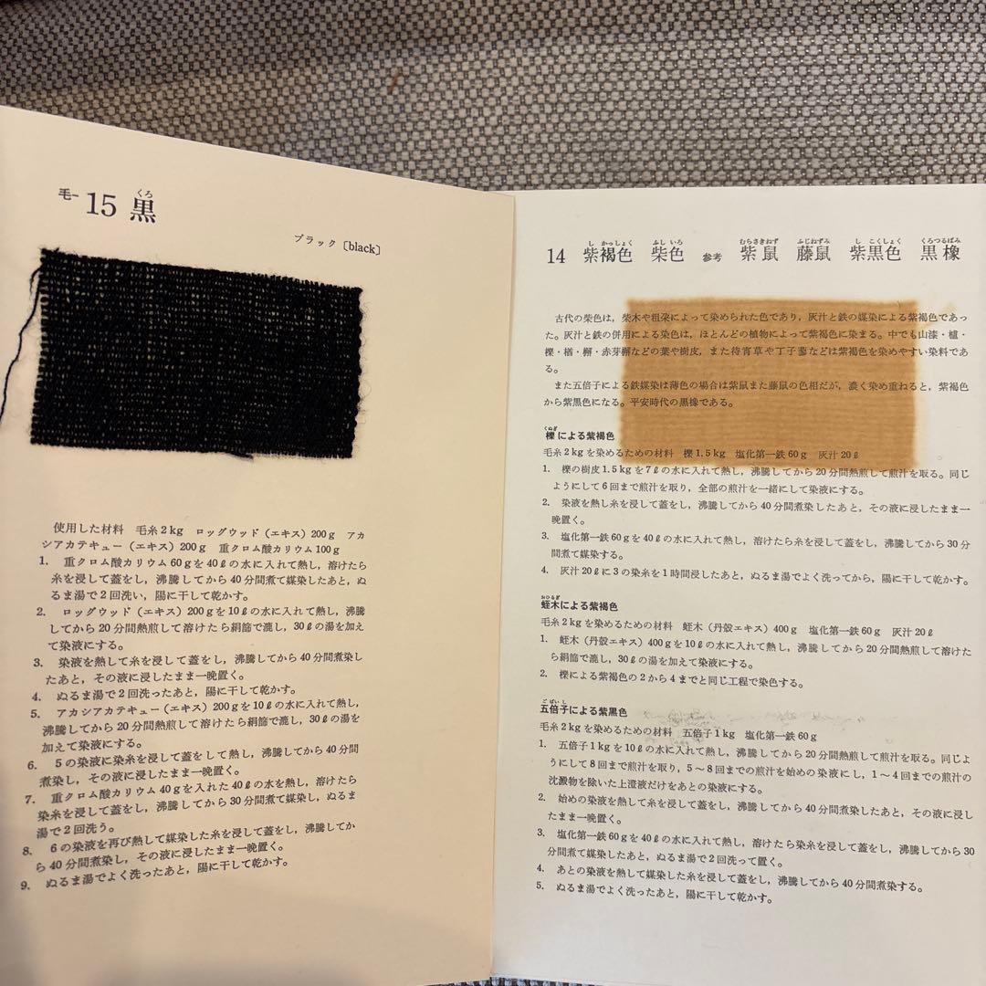 草木染 色と手法 山崎青樹