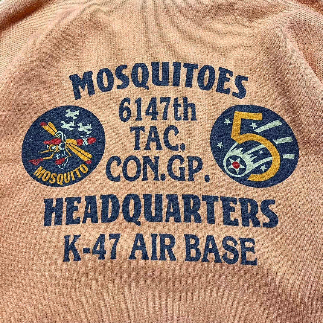 バズリクソンズ　クルーネックスウェット \"MOSQUITOES\"オレンジ　Ｌ