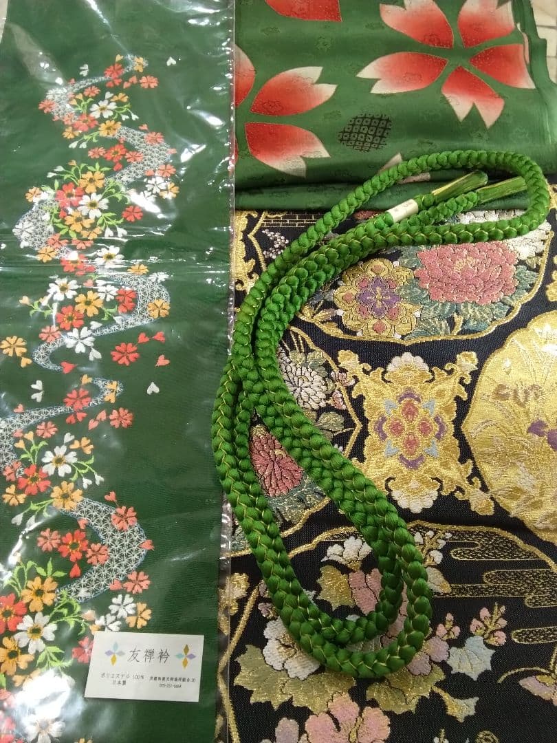 振袖フルセット、正絹振袖、成人式、重ね衿帯揚げ帯締め、西陣袋帯、襦袢、ガード加工