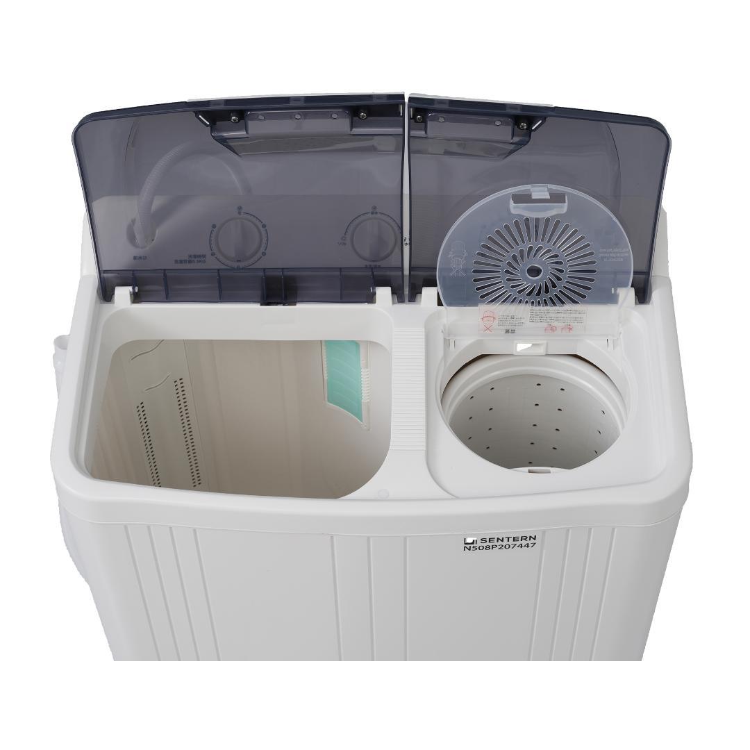 二槽式洗濯機 縦型洗濯機 洗濯6.5kg/脱水槽4kg 大容量タイマー機能付き