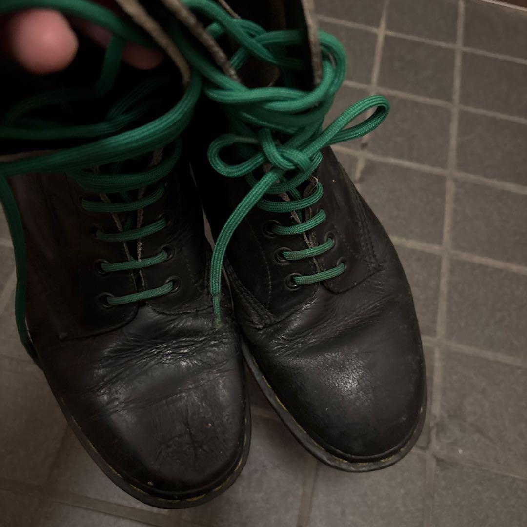 イングランド製ドクターマーチンブラック ワークブーツ10ホール