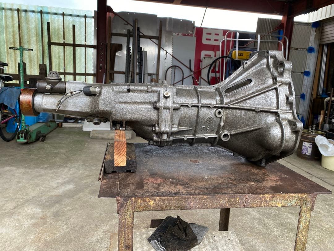 「日産サニー　A型エンジン用ミッション　ローバック５速」 脱着時　作動正常