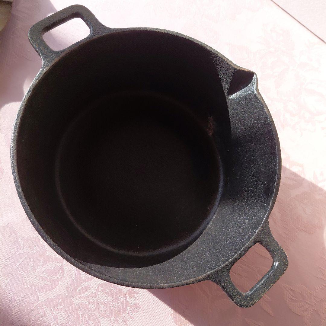 鉄製　天ぷら鍋　万能鍋　アンティーク