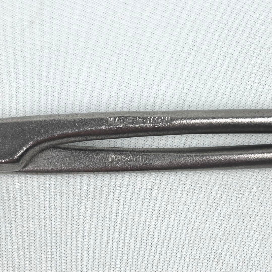 【未使用に近い】昌国 白染中型剪定鋏 No.8028 盆栽道具 Masakuni