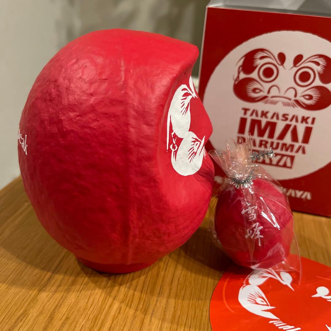 2025 スノーピーク雪峰だるま　非売品 中ダルマ 小ダルマ ステッカー