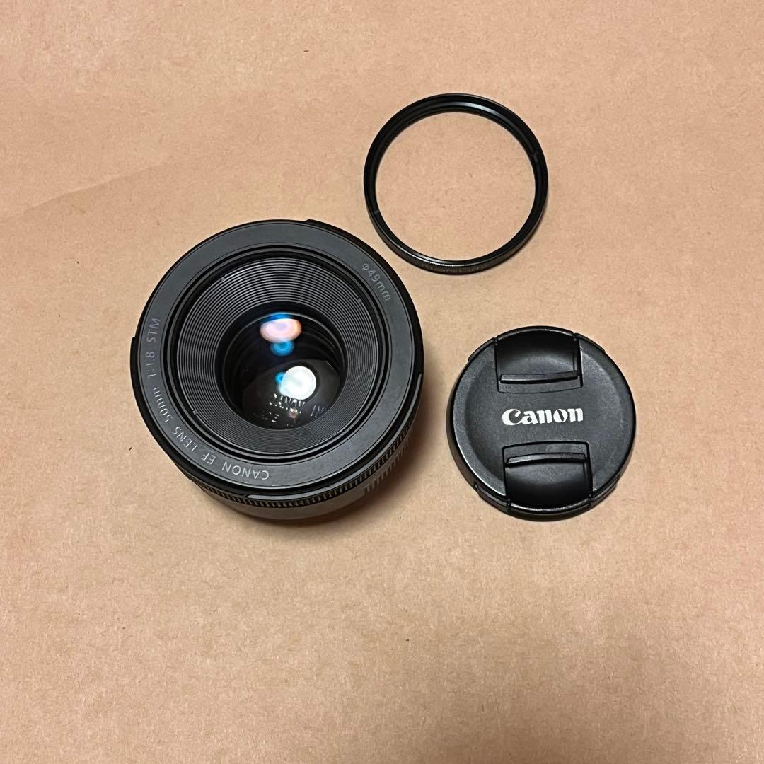 Canon EF50mm f1.8 STM(フィルター付き)
