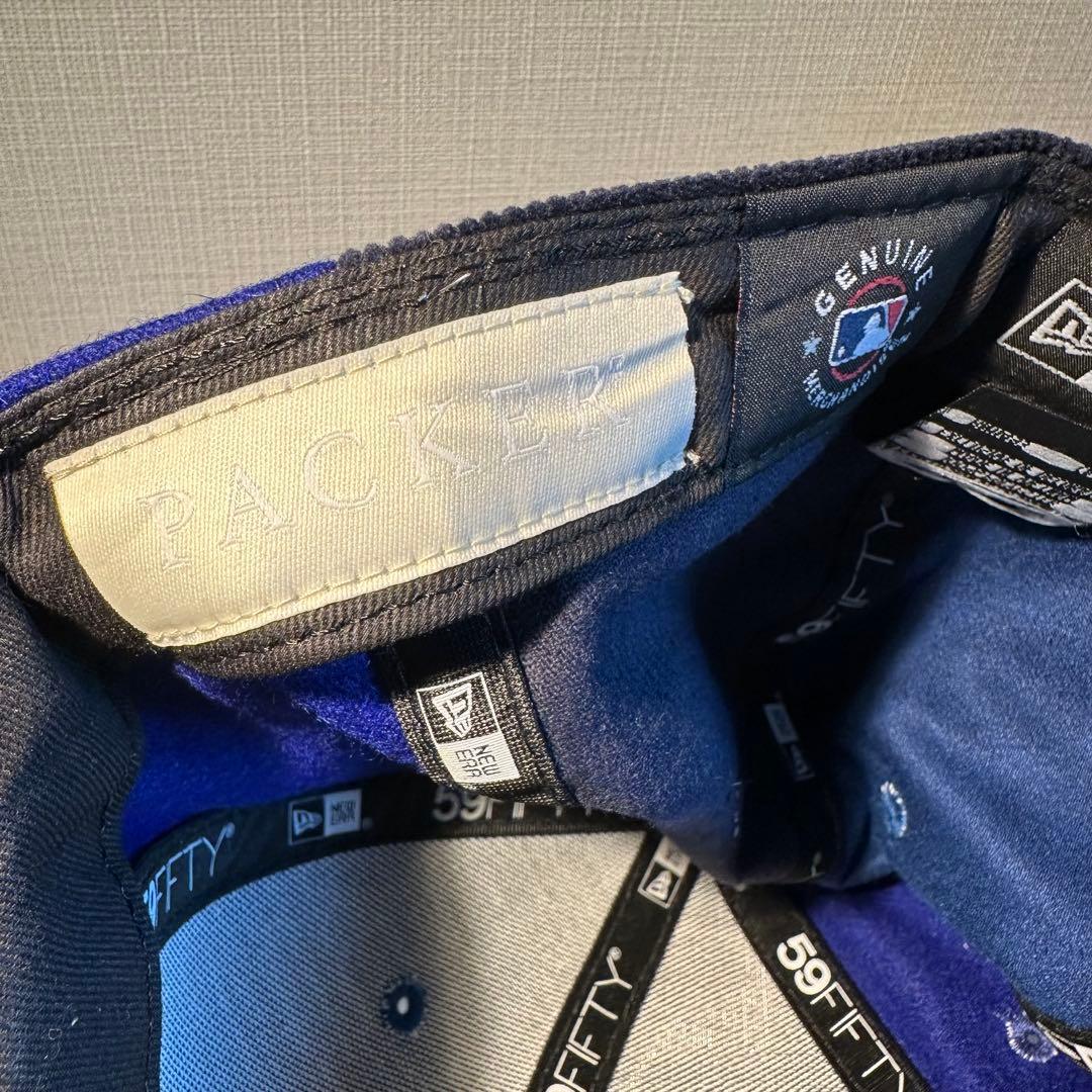 LAロゴ刺繍 NEWERA PACKER別注キャップ　LA購入　新品未使用