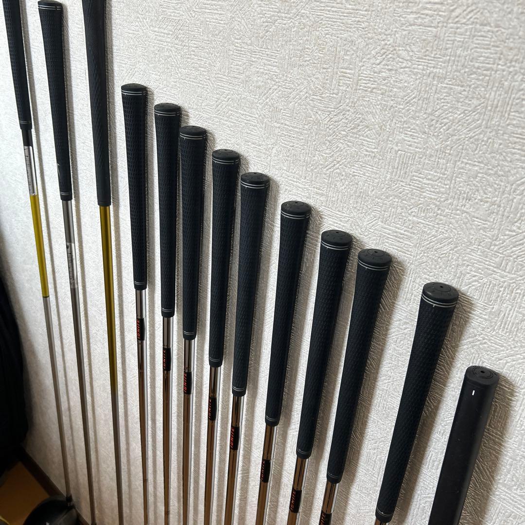 希少NIKE 13本 ゴルフフルセット クラブセット キャディバック付き