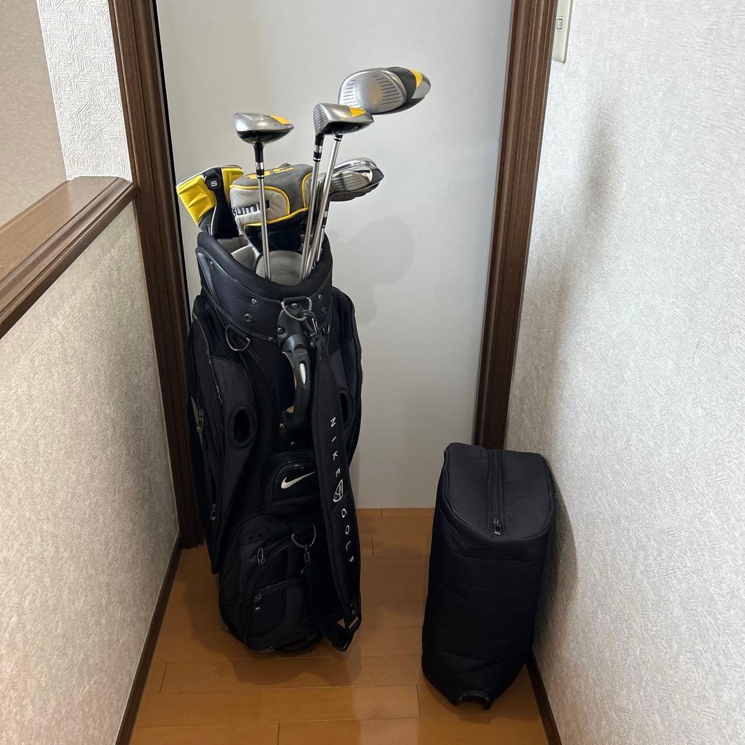 希少NIKE 13本 ゴルフフルセット クラブセット キャディバック付き