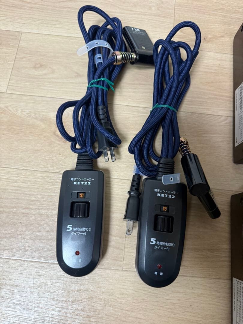 フットヒーター 2台セット動作確認済み