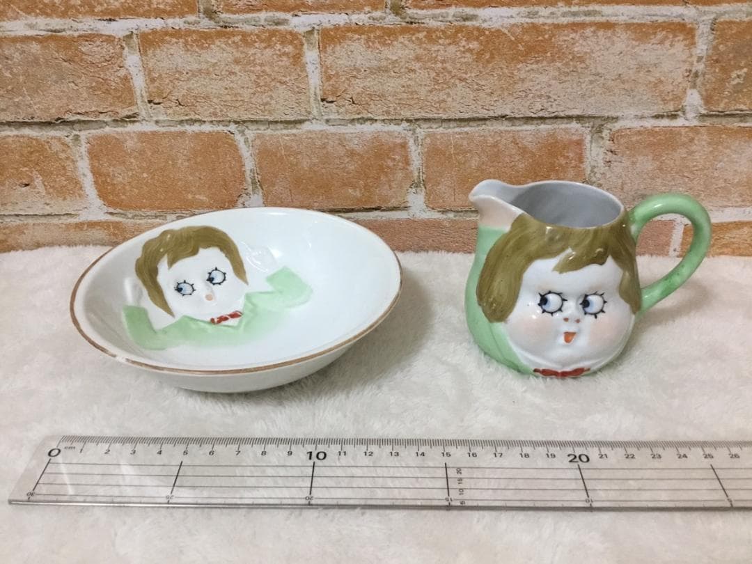 オールドノリタケ ベティ　グーグルアイ カップ&ソーサー