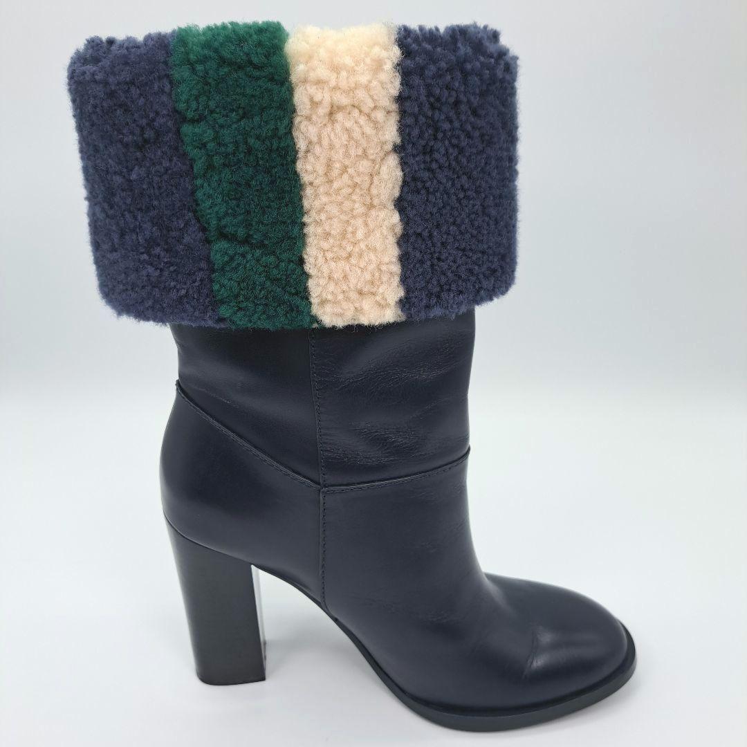 【専用】トリーバーチ　あったかボア　ロングブーツ　10cmヒール　24cm