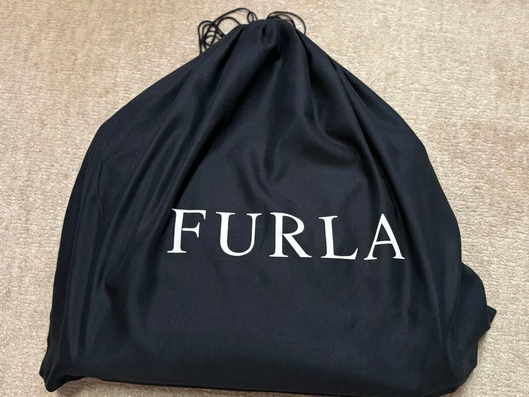 FURLA フルラ レザー 2WAY ハンドバッグ ボルドー系 AT4969