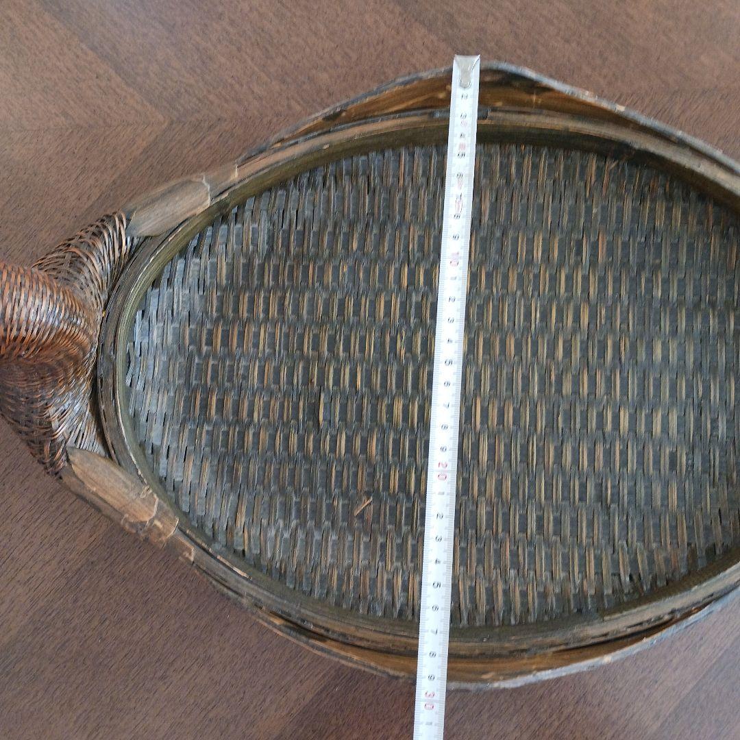 鳥型バスケット　小物入れ　 2個 竹細工