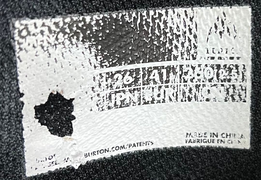 【即日発送】BURTON スノボブーツSLX エスエルエックス 26.0cm