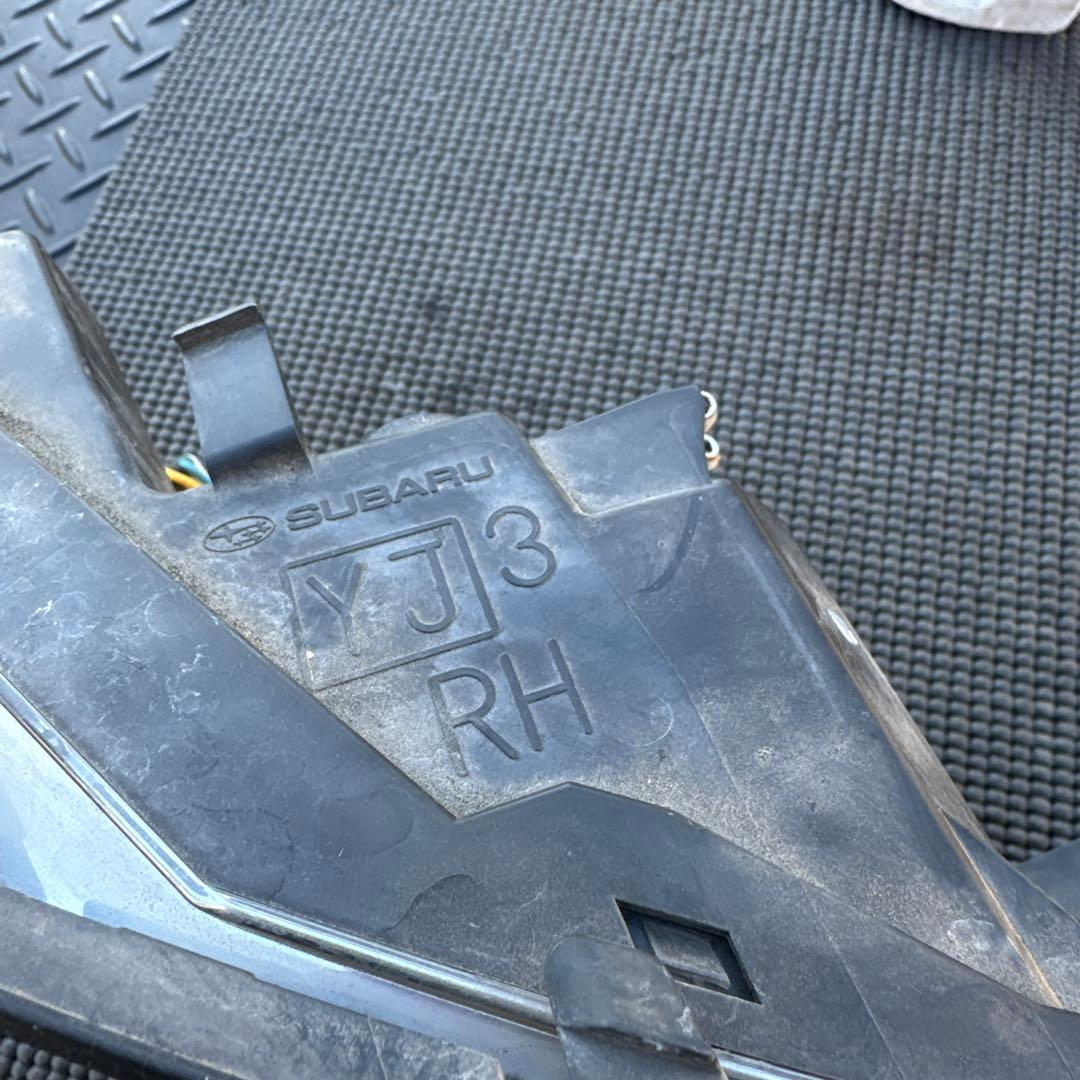 スバル　エクシーガ　クロスオーバー7 純正デイライトフォグランプ左右セット中古品