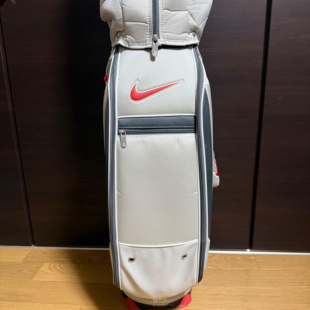 Nike golf キャディバッグ ゴルフバッグ ホワイト/レッド