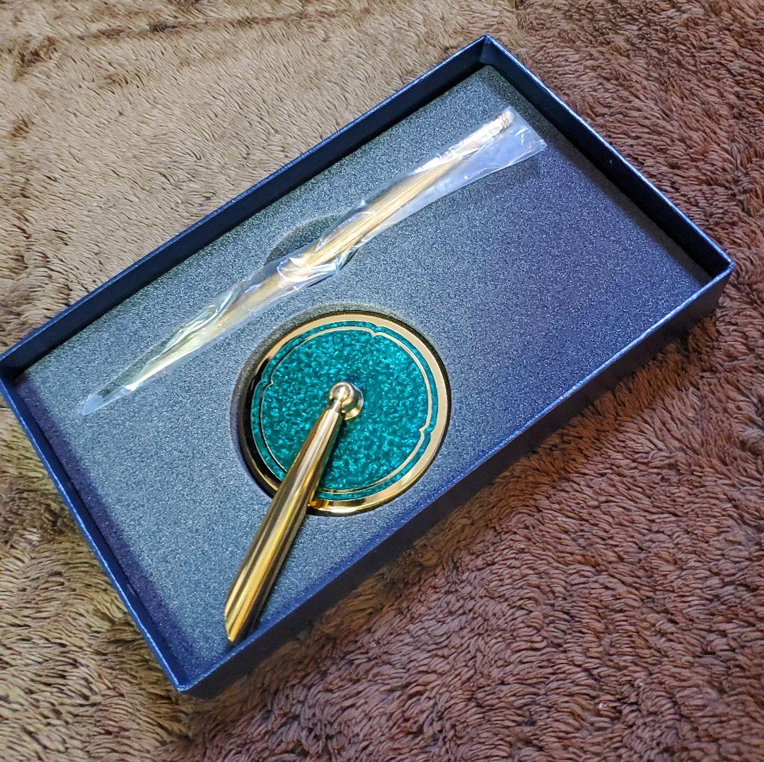 ​【未使用】MIKIMOTO ミキモト デスクペン＆スタンド パール(本真珠)付