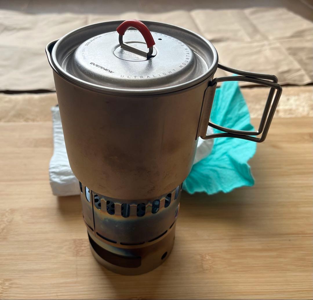エバニュー　Ti Mug pot 500 ストーブセットおまけ付