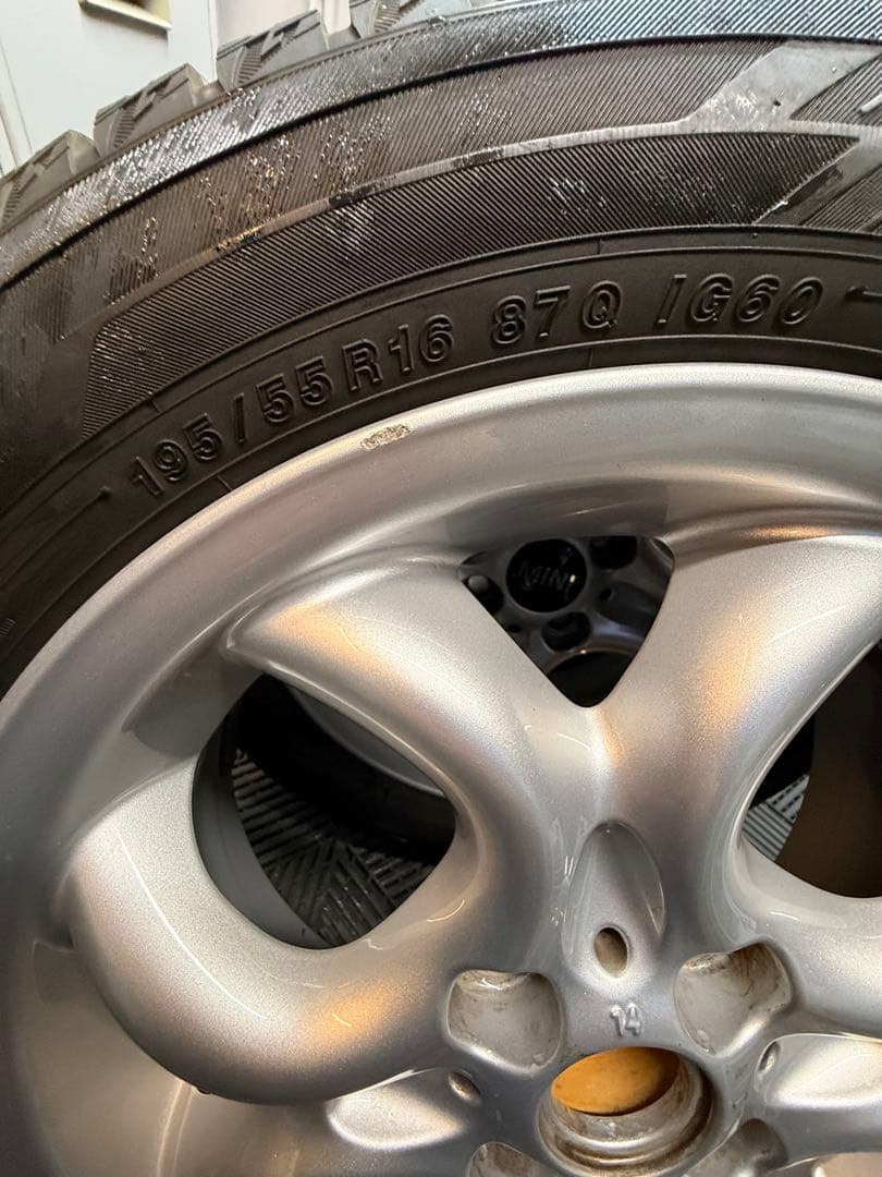 千葉MINI 純正ホイール　スタッドレス　セット　ミニクーパー　r56