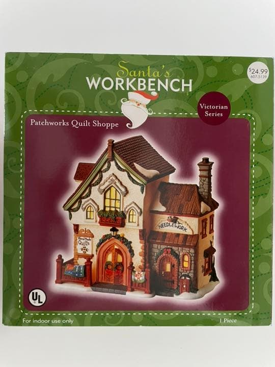 ミニチュア　ドールハウス　ライト　　　　　「パッチワークキルト屋さん」