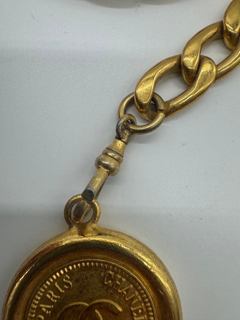 【たまや】CHANEL シャネル ヴィンテージ チェーンベルト