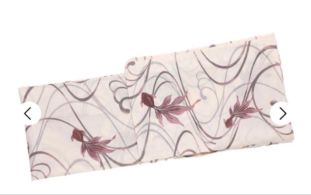 ナチュラルダスティー金魚柄浴衣　レディース