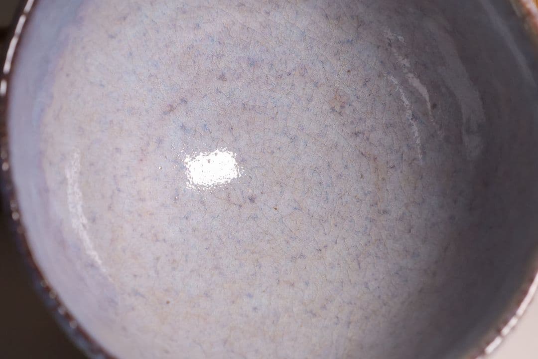 茶道具 萩焼の名工 吉賀将夫 萩茶碗 共箱・略歴 陶芸 抹茶椀【MA584】