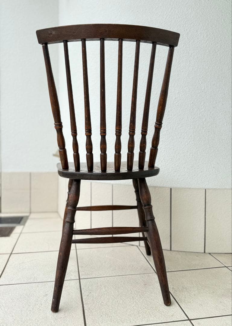 T21②アンティーク家具 木製椅子 レトロ ヴィンテージ ダイニングチェア